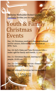 Youth Christmas events 2014
